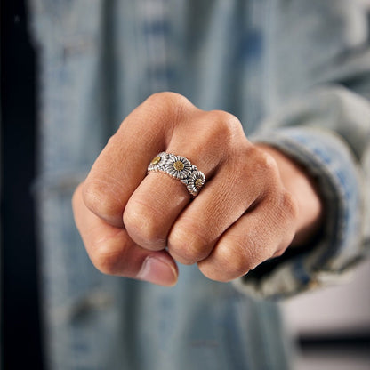 Beautiful Silver Ring with Unique Style