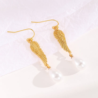 Delicate Artisan Gold Earring