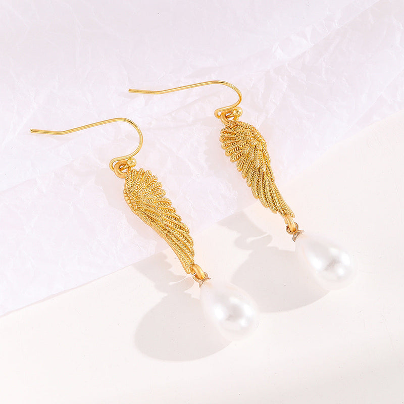 Delicate Artisan Gold Earring