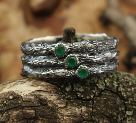 Delicate Artisan Gold Ring