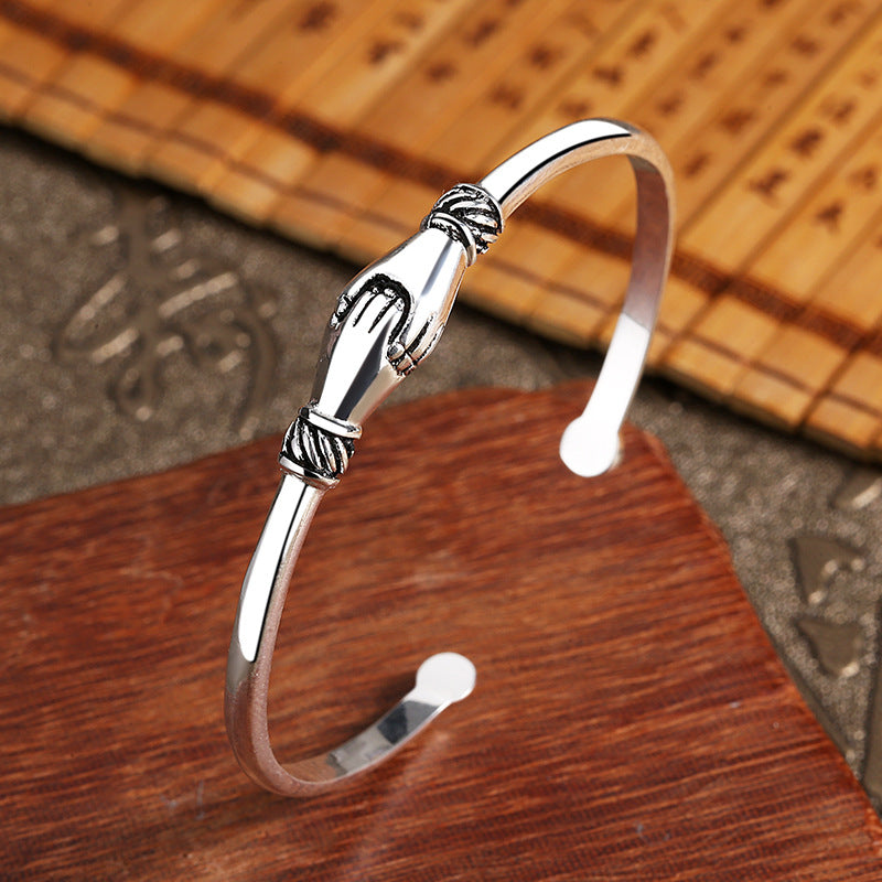 Vintage Handmade Silver Bracelet