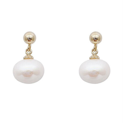 Delicate Artisan Pearl Earring