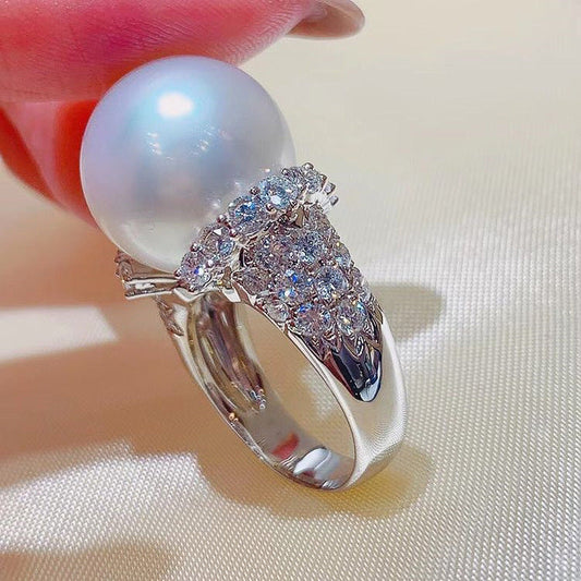Delicate Artisan Pearl Ring