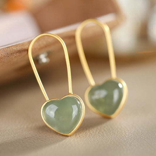 Vintage Handmade Gold Earring