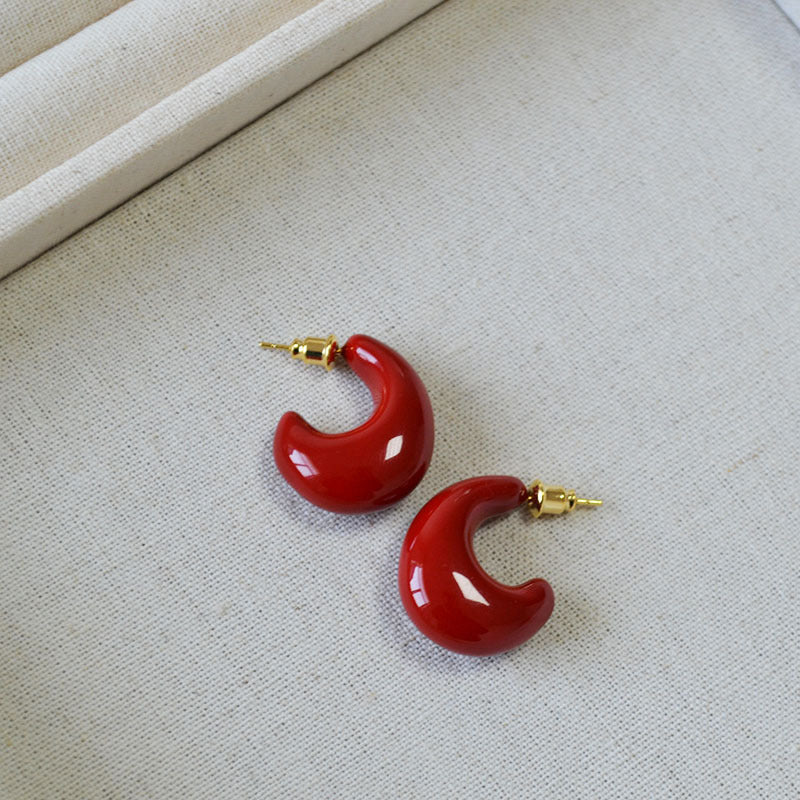 Vintage Handmade Silver Earring