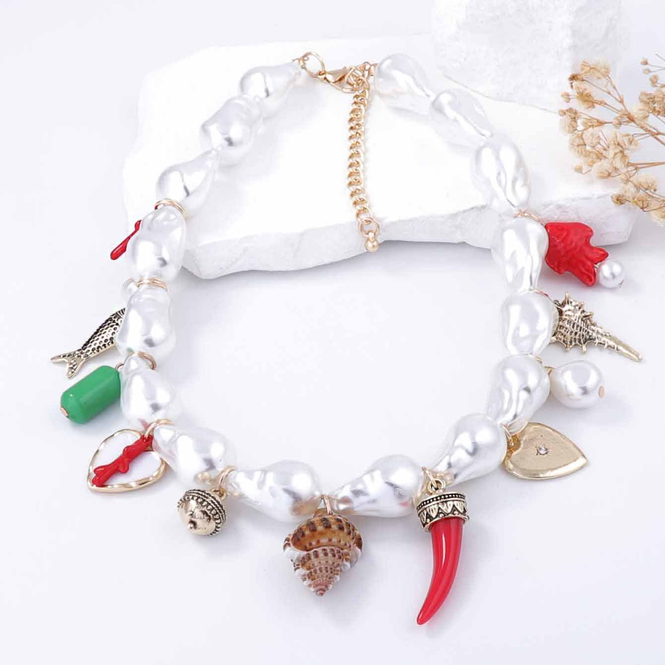Delicate Artisan Pearl Necklace