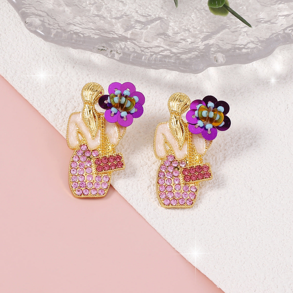 Delicate Artisan Pearl Earring