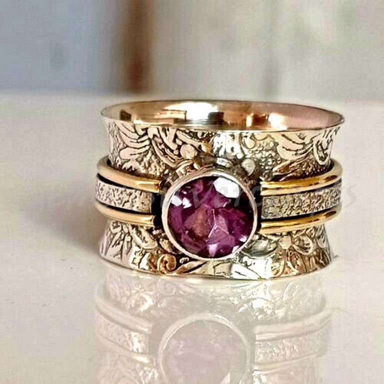 Delicate Artisan Gold Ring