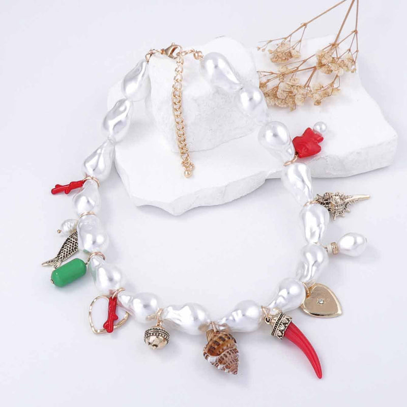 Delicate Artisan Pearl Necklace