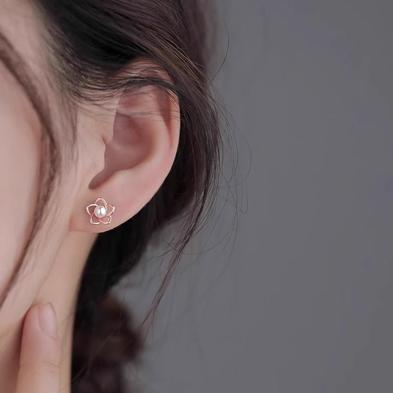 Delicate Artisan Pearl Earring