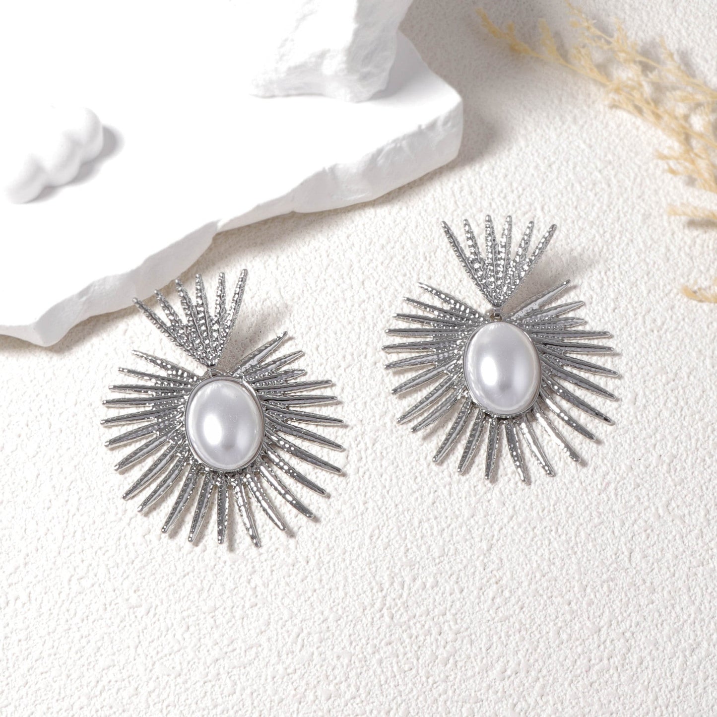 Delicate Artisan Pearl Earring