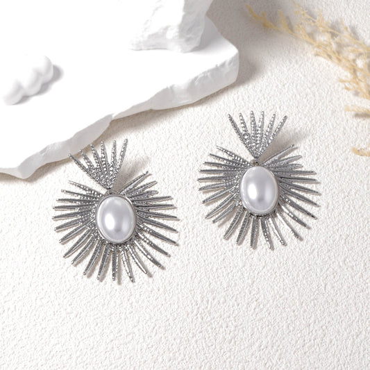 Delicate Artisan Pearl Earring