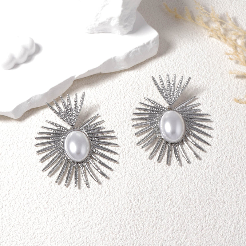 Delicate Artisan Pearl Earring