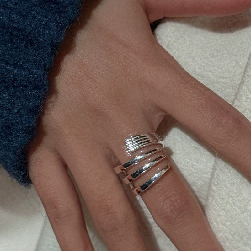 Delicate Artisan Silver Ring