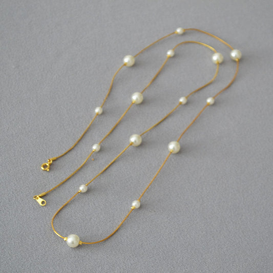 Beautiful Pearl Necklace with Unique Style