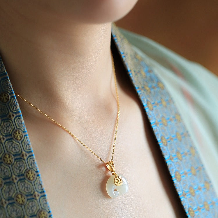 Vintage Handmade Gold Necklace