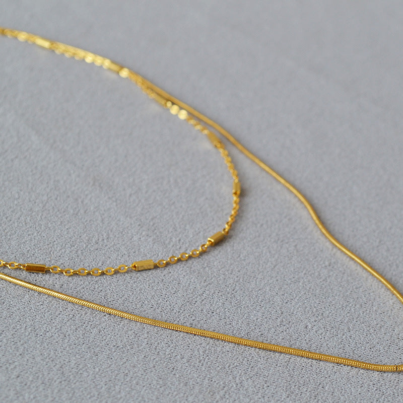 Beautiful Gold Necklace with Unique Style