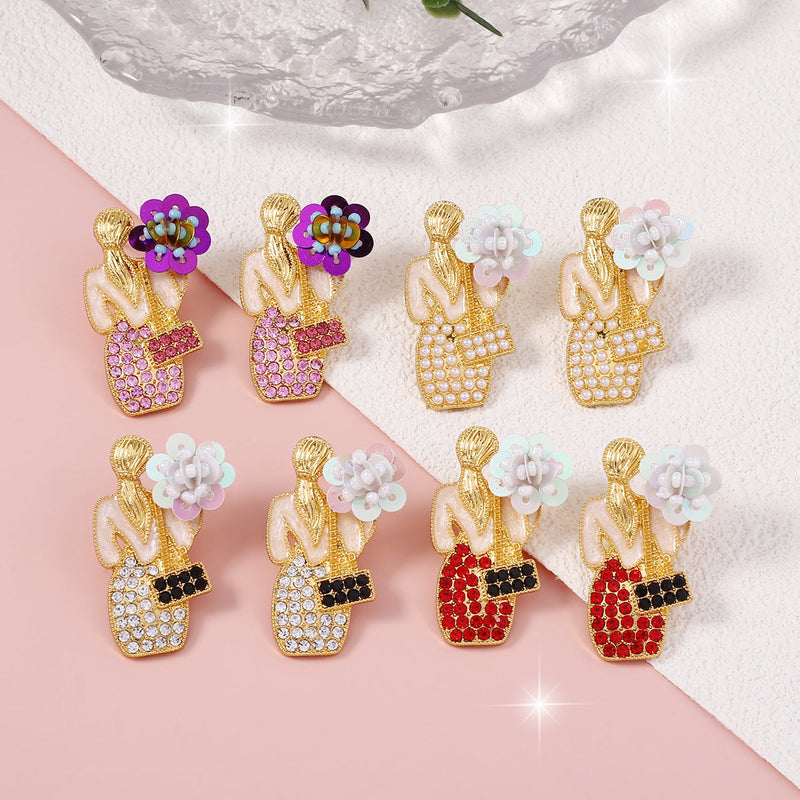 Delicate Artisan Pearl Earring
