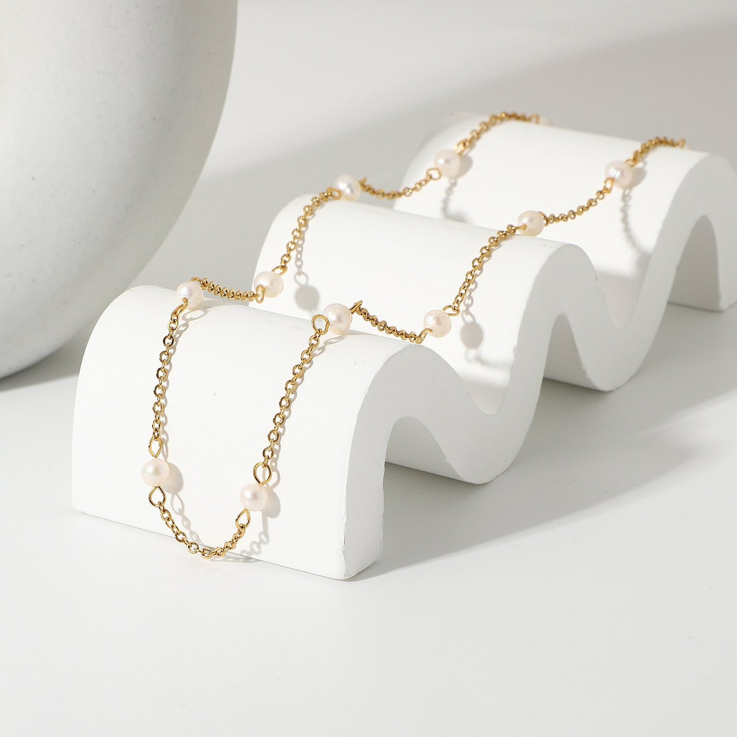 Vintage Handmade Pearl Chain