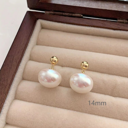 Delicate Artisan Pearl Earring