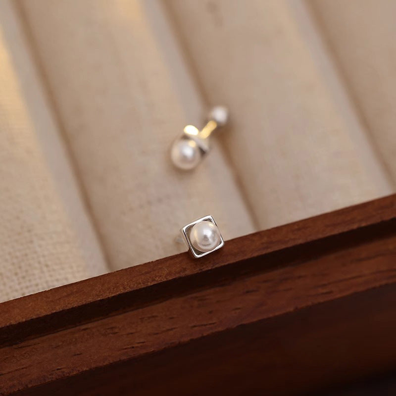 Delicate Artisan Pearl Earring