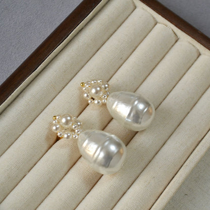 Delicate Artisan Pearl Earring