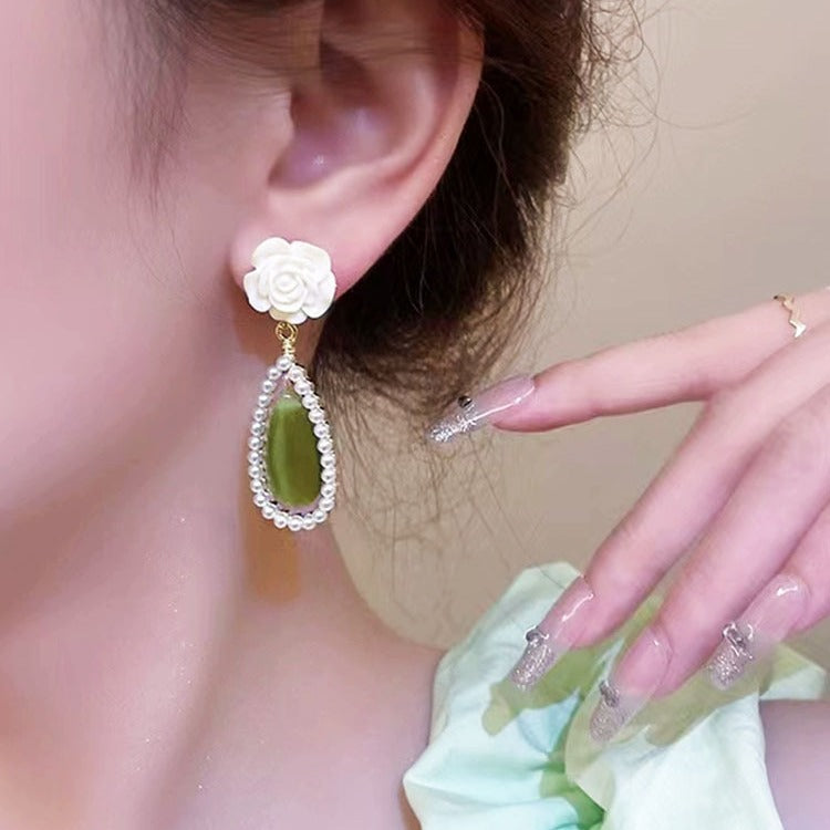Delicate Artisan Pearl Earring