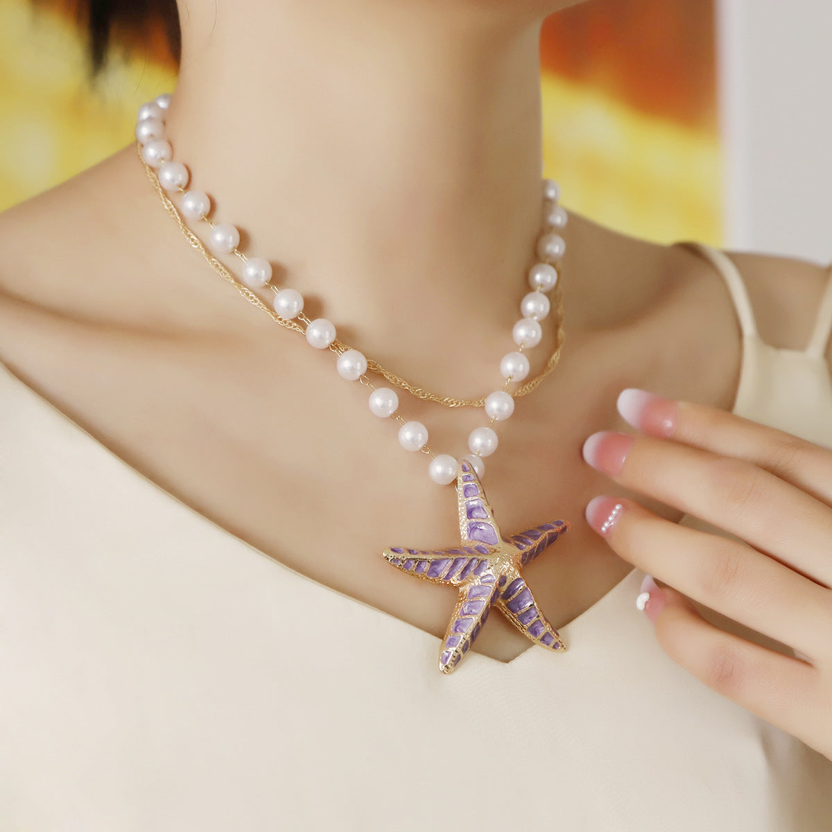 Vintage Handmade Pearl Necklace