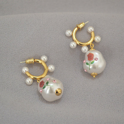 Vintage Handmade Pearl Earring