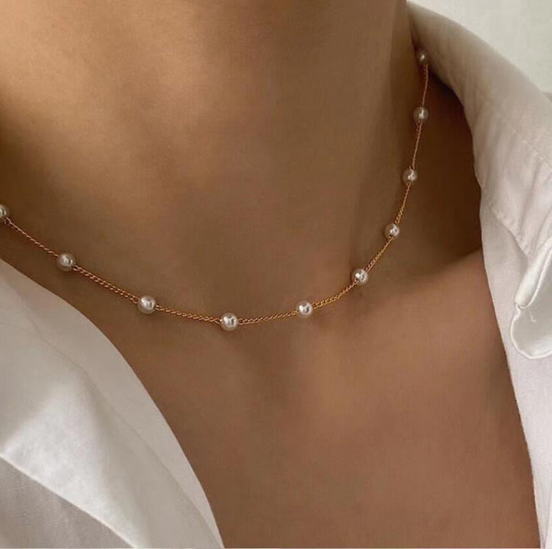 Vintage Handmade Pearl Chain