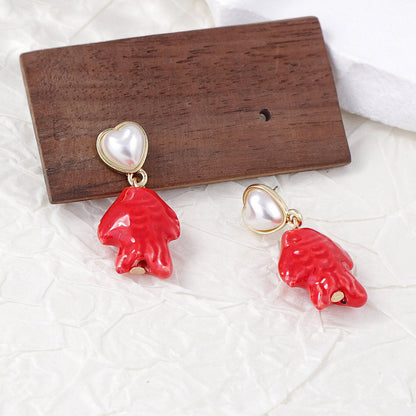 Vintage Handmade Pearl Earring