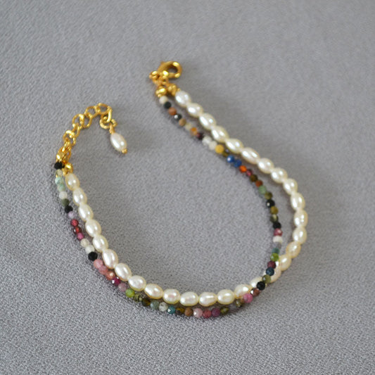 Delicate Artisan Pearl Bracelet
