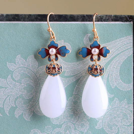 Vintage Handmade Gold Earring