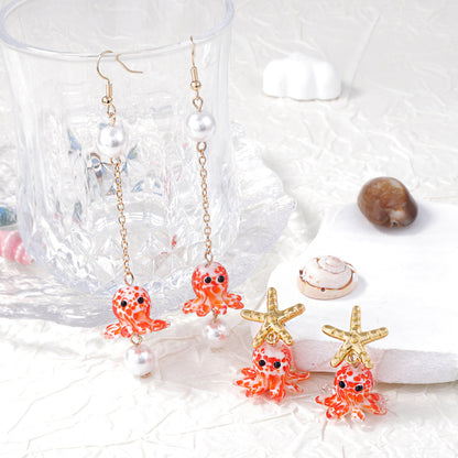 Delicate Artisan Pearl Earring