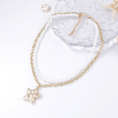 Vintage Handmade Pearl Necklace