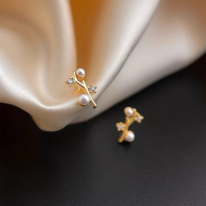 Delicate Artisan Pearl Earring