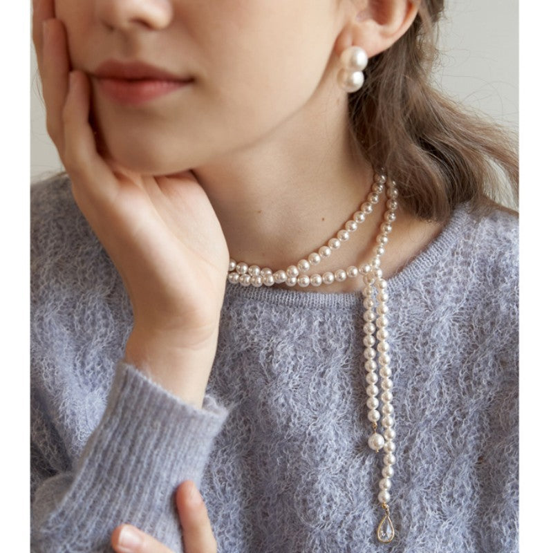 Vintage Handmade Pearl Necklace