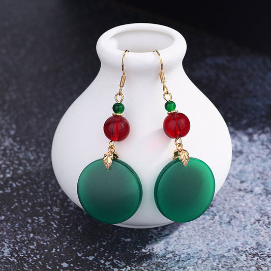 Delicate Artisan Gold Earring