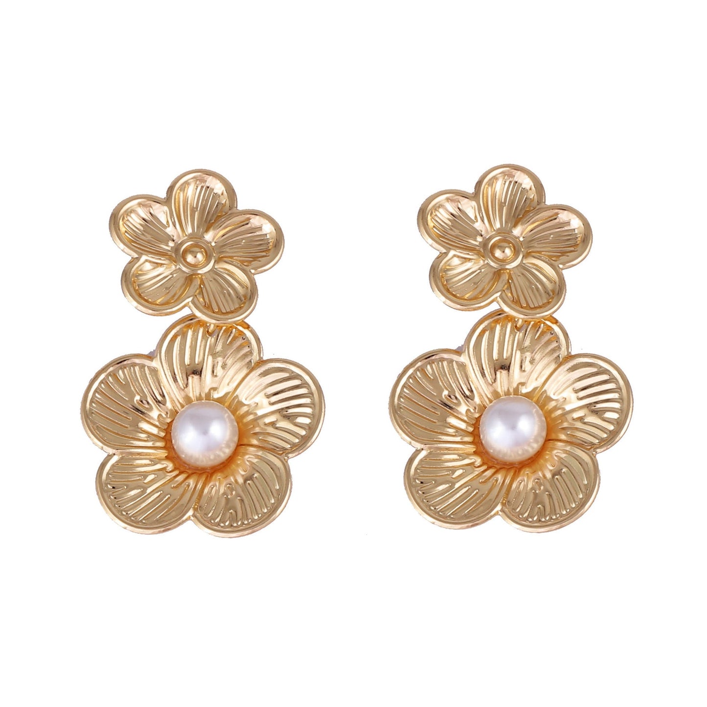 Delicate Artisan Pearl Earring