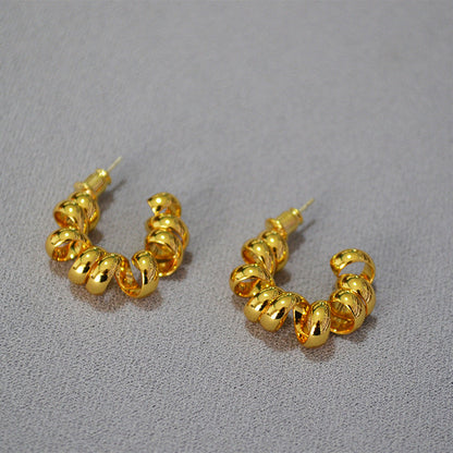 Beautiful Gold Earring with Unique Style