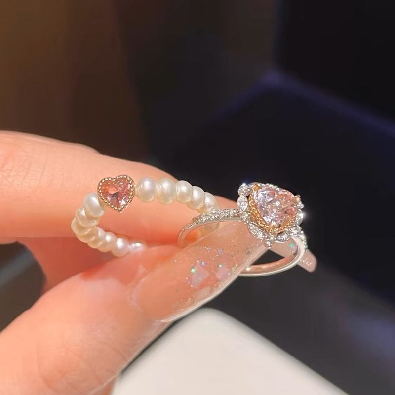 Delicate Artisan Pearl Ring