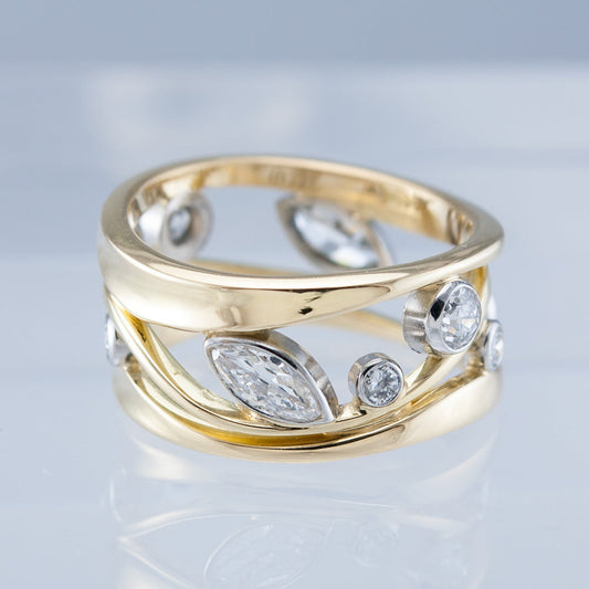 Romantic Gold Ring for Special Moments