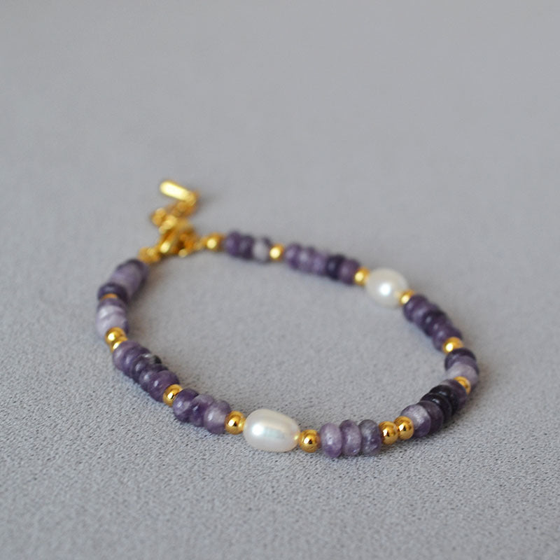 Delicate Artisan Pearl Bracelet