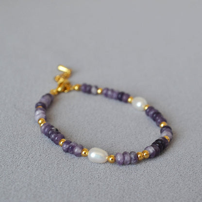 Delicate Artisan Pearl Bracelet