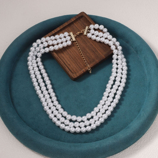 Vintage Handmade Pearl Necklace