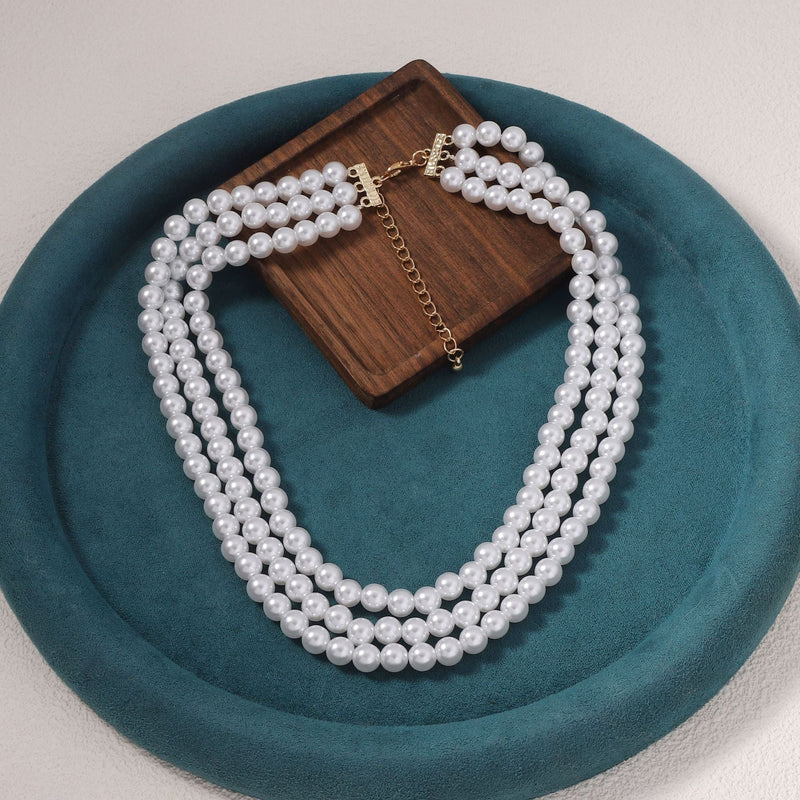 Vintage Handmade Pearl Necklace