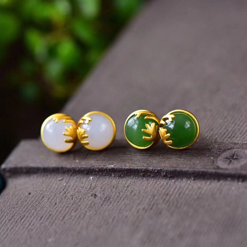 Delicate Artisan Gold Earring