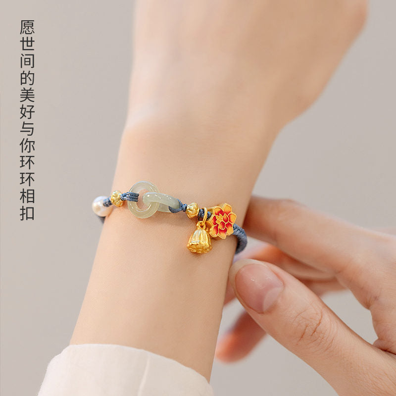Delicate Artisan Pearl Bracelet
