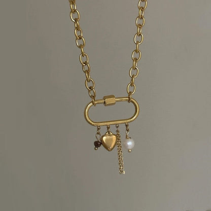 Vintage Handmade Pearl Necklace