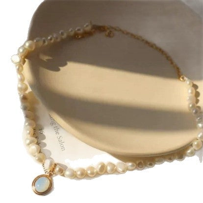 Delicate Artisan Pearl Necklace